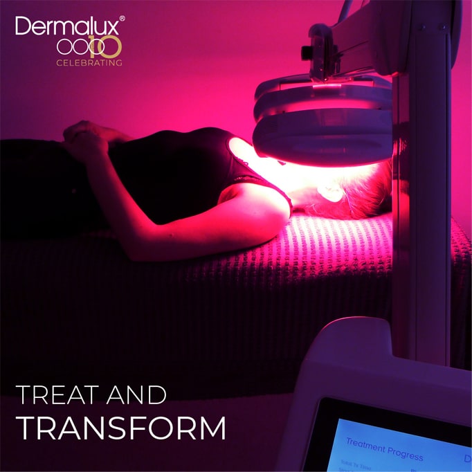 Dermalux led light facial